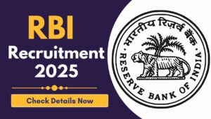 RBI Recruitment 2025